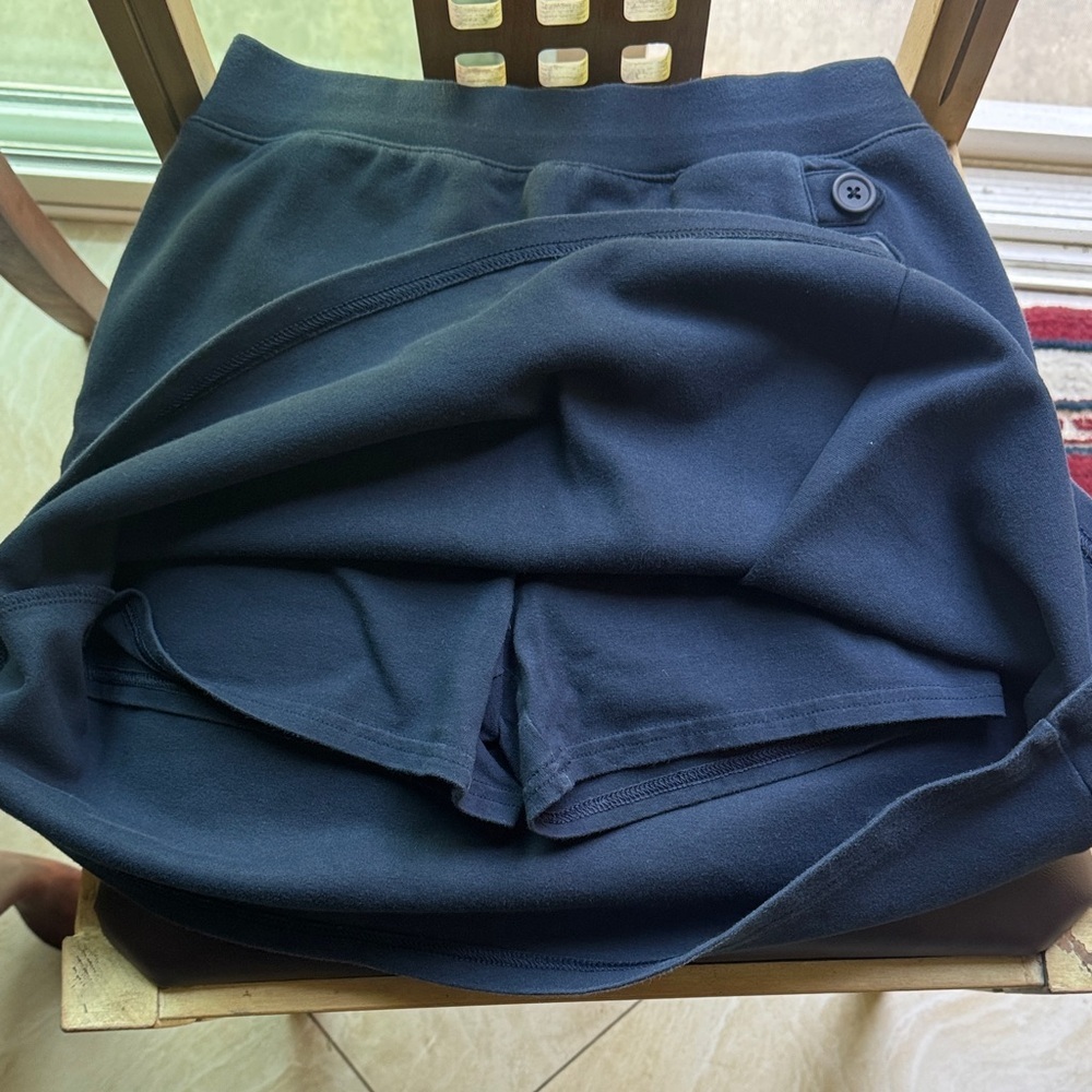 Cat & Jack Black Skort with Button Detail - Picture 2 of 6